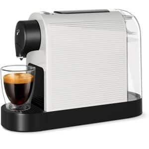 Espressor capsule TCHIBO Pure Plus PUREPLWH, 0.8l, 1250W, 15 bar, alb-negru 