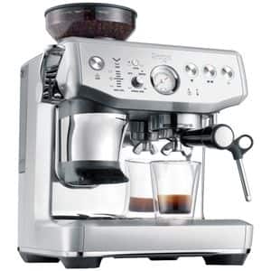 Espressor manual SAGE Barista Express Impress SES876BSS, 2l, 1850W, 15 bar, sistem termic Thermocoil, argintiu