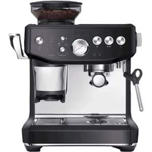 Espressor manual SAGE Express Impress SES876BTR, 2l, 1850W, 15 bar, sistem termic Thermocoil, negru-argintiu