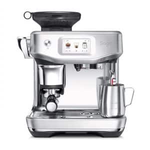 Espressor manual SAGE Barista Touch Impress SES881BSS, 2l, 1850W, 15 bar, sistem termic Thermocoil, argintiu-negru