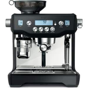 Espressor manual SAGE Oracle SES980BTR, 2.5l, 2400W, 15 bar, Sistem Oracle, negru-argintiu