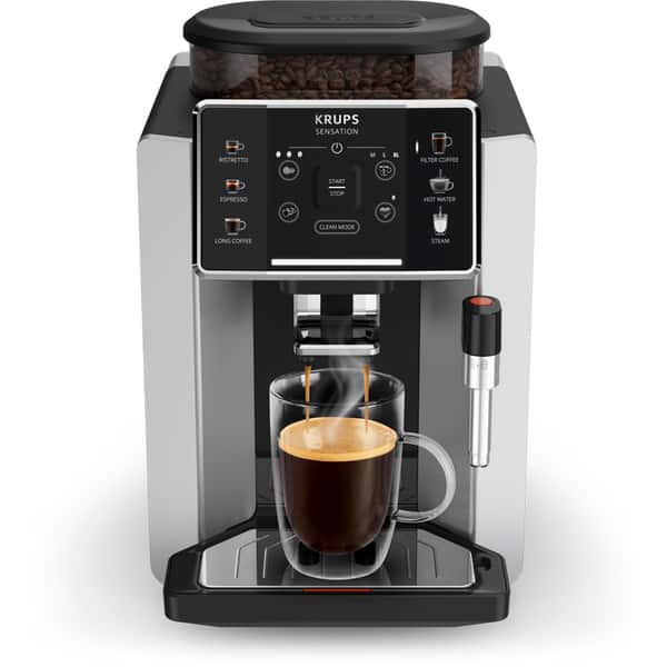 Espressor automat KRUPS Sensation EA910E10, 1.7l, 1450W, 15 bar, argintiunegru