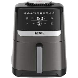 Friteuza cu aer cald TEFAL Easy Fry Silence EY551HE0, 1.5kg, 5l, 1670W, gri inchis-negru
