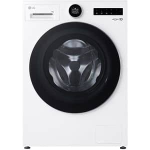 Masina de spalat rufe frontala LG F4X9009TWCE, AI DD, Steam+, 9 kg, 1400rpm, Clasa A, Wi-Fi, alb