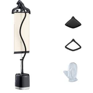 Aparat de calcat vertical cu abur TEFAL IPro Style IT3480E1, 42g/min, 2000W, 1.5l, talpa otel, negru-argintiu