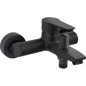 Baterie cada-dus FERRO Ritto BTR1BL, alama sanitara, negru