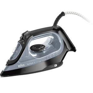 Fier de calcat BRAUN TexStyle 3 SI3055BK, 2400W, 180g/min, 270ml, talpa Super Ceramic, negru