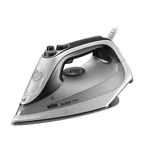 Fier de calcat BRAUN TexStyle 7 SI7149WB, 2900W, 220g/min, 300ml, talpa Eloxal Plus, alb-gri