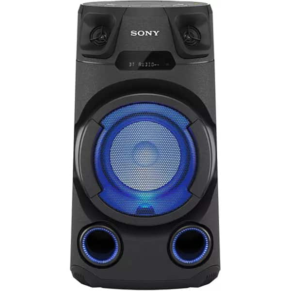 Sistem audio High Power SONY MHC-V13, Bluetooth, CD, USB, Radio FM, Iluminare, negru