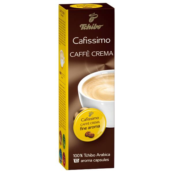 TCHIBO Cafissimo Caffe Crema Fine Aroma, 10 buc