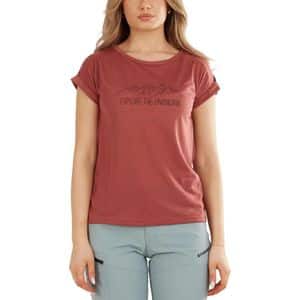 Tricou femei FUNDANGO Atmos, marimea S, rosu