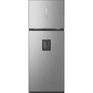 Frigider cu doua usi HISENSE RT600N4WC2, Total No Frost, 467 l, H 185 cm, Clasa E, Dozator apa, argintiu