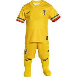 Set fotbal suporter pentru bebelusi JOMA Echipa Nationala de Fotbal a Romaniei 2023, 18 luni, galben