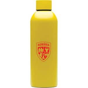 Bidon ECHIPA NATIONALA DE FOTBAL A ROMANIEI, 0.8l, aluminiu, galben