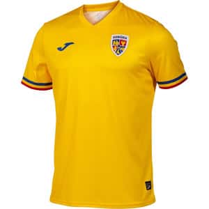 Tricou fotbal suporter JOMA Echipa nationala de Fotbal a Romaniei 2023, marimea L, galben