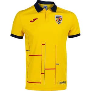 Tricou fotbal de prezentare JOMA Echipa Nationala de Fotbal a Romaniei 2023, marimea S, galben