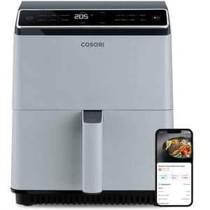 Friteuza cu aer cald COSORI Dual Blaze CAF-P583S-AEUR, 6.4l, 1700W, gri-negru