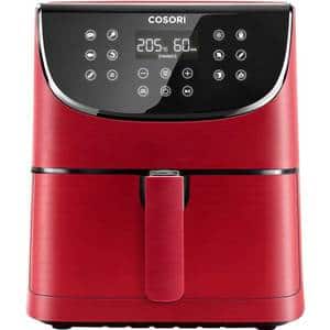 Friteuza cu aer cald COSORI Premium CP158-AF-RXR, 2.2kg, 5.5l, 1700W, rosu-negru