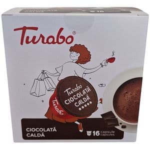 Capsule ciocolata calda TURABO, compatibile Dolce Gusto, 16 capsule, 160 g
