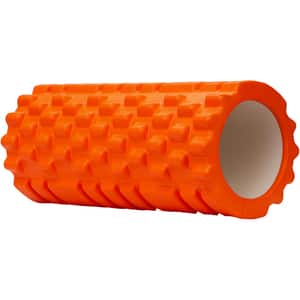 Rola masaj ORION FR2001-P Foam Roller, 33cm, portocaliu
