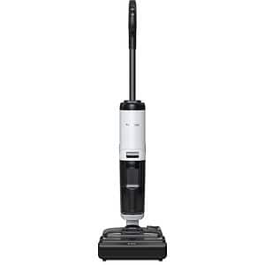 Aspirator vertical cu spalare TINECO Floor One S5 Max FW480100DE, 0.72l, 21.6V, autonomie max 45 min, alb-negru