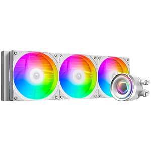 Cooler procesor cu racire lichida ID-COOLING FX360 INF White, 3x120mm, FX360-INF-WHITE