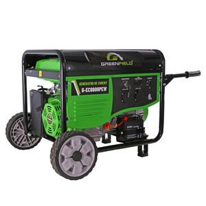 Generator electric GREENFIELD G-EC6600PEW, 5500W, 4 timpi, benzina, autonomie 8.92h