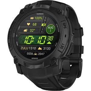 Smartwatch GARMIN Instinct 3 Tactical Edition, 50mm, GPS, Androd/iOS, silicon, negru
