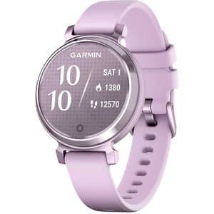 Smartwatch GARMIN Lily 2, Android/iOS, silicon, Metallic Lilac with Lilac Silicone Band