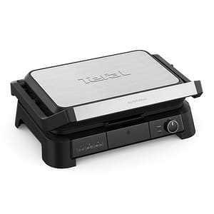 Gratar electric TEFAL SuperGrill 3in1 GC520DE0, 2200W, negru-argintiu