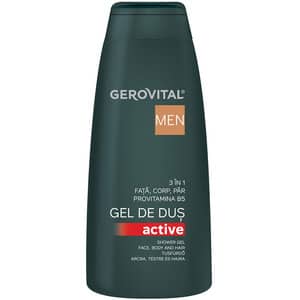 Gel de dus GEROVITAL Men Active 3 in 1, 400ml