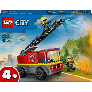 LEGO City: Autospeciala de pompieri cu scara 60463, 4 ani+, 82 piese