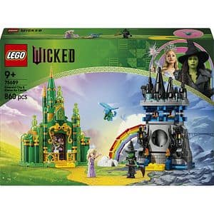 LEGO Wicked: Emerald City si Castelul Kiamo Ko 75689, 9 ani+, 860 piese