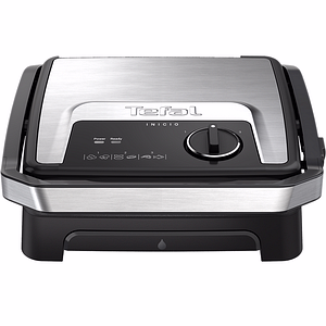 Gratar electric TEFAL Inicio Adjust GC272D10, 2180W, functie Panini, argintiu-negru