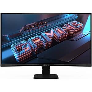 Monitor Gaming curbat LED VA GIGABYTE GS27QCA, 27", QHD, 180Hz, Adaptive Sync, HDR, negru