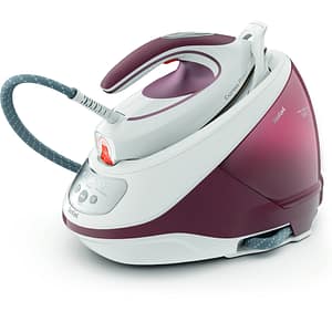 Statie de calcat TEFAL Express Protect SV9201E0, 2800W, 530g/min, 1.8l, talpa Durilium AirGlide, mov-alb