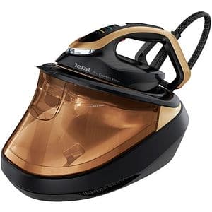 Statie de calcat TEFAL Pro Express Vision GV9823E1, 3000W, 800g/min, 1.2l, talpa Durilium AirGlide AutoClean, negru-maro