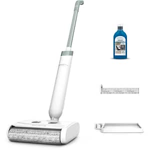 Mop electric ROWENTA X-Wash GZ1032E0, 0.52l, autonomie max 40 min, articulatie la 180, alb 