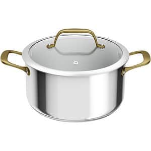 Oala TEFAL Bocuse H8244602, 5.4l, 24cm, inox, argintiu