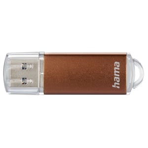 Memorie USB HAMA Laeta 124002, 16GB, USB 3.0, maro