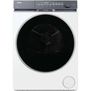 Uscator de rufe HAIER HD90-CQ387U1, Pompa de caldura, 9 kg, 14 programe, Clasa C, Wi-Fi, alb