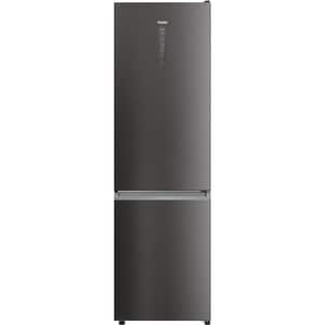 Combina frigorifica HAIER HDW3620DNPD, No Frost, 377 l, H 200 cm, Clasa D, Wi-Fi, dark inox