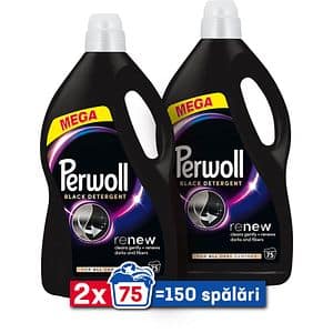 Detergent lichid PERWOLL Renew Black, 2 x 3.75 l, 150 spalari