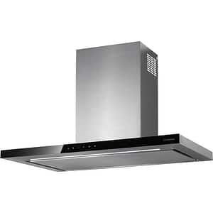 Hota decorativa TURBIONAIRE Elyn 90 TEY90W, 1 motor, 800 m3/h, L 90 cm, inox