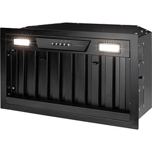 Hota incorporabila TURBIONAIRE Chef THC50BPB, 1 motor, 800 m3/h, L 50 cm, negru