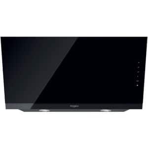 Hota decorativa WHIRLPOOL WHVS 93F LT BSS/1, 1 motor, 640 m3/h, L 90 cm, negru