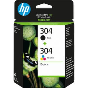 Cartus original HP 304 (3JB05AE), negru, cyan, magenta, galben