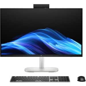 Sistem PC All in One HP EliteStudio 8 G1i AI, Intel Core Ultra 5 235 pana la 5GHz, 27" Full HD, 16GB, SSD 512GB, Intel Graphics, Windows 11 Pro, argintiu