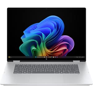 Laptop HP OmniBook X FlipNGAI 16-as0005nn, Intel Core Ultra 7 256V pana la 4.8GHz, 16" 2K, 16GB, SSD 512GB, Intel Arc 140V , Windows 11 Home, gri