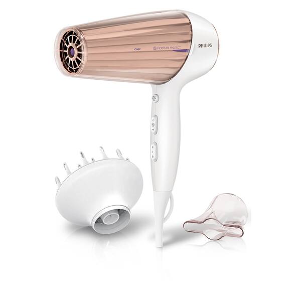 Uscator De Par Philips Moistureprotect Hp8280 00 2300w 2 Viteze 3 Trepte Temperatura Thermoprotect Alb